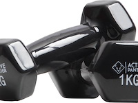 Ca. 10x dumbbell set 2x 1kg (2kg totaal) active panther - afbeelding 1 van  4