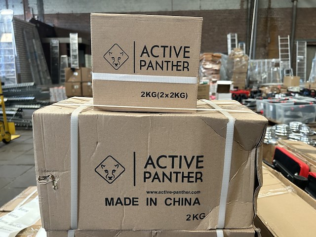 Ca. 10x dumbbell set 2x 2kg (4kg totaal) active panther - afbeelding 2 van  4