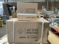 Ca. 10x dumbbell set 2x 2kg (4kg totaal) active panther - afbeelding 2 van  4