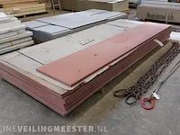 Ca. 10x hardboard brandvrij plaat - afbeelding 2 van  6
