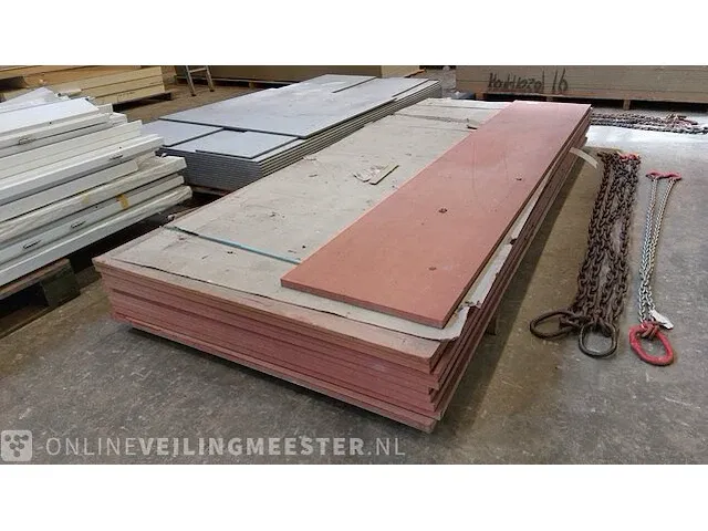 Ca. 10x hardboard brandvrij plaat - afbeelding 3 van  6