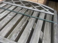 Ca. 10x hekjes / deurtjes halfrond met trellis 10x | zijn nieuw, buitenkanten verkleurd - afbeelding 2 van  2