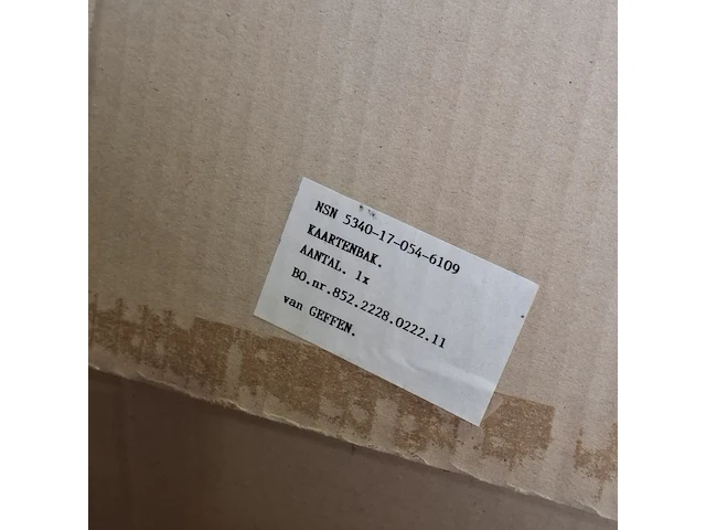Ca. 10x kaartenbak - afbeelding 7 van  7