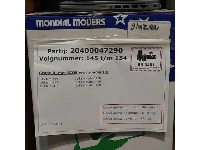 Ca. 10x laptop, dell, o.a latitude 5420 - afbeelding 11 van  11