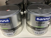 Ca. 10x muurverf en lakverf diverse kleuren - afbeelding 2 van  3