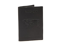 Ca. 10x paspoorthoesje, chesterfield, c08.048800, black - afbeelding 1 van  5