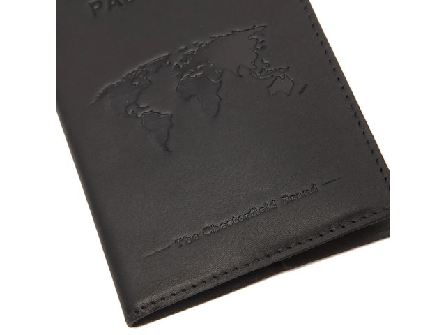 Ca. 10x paspoorthoesje, chesterfield, c08.048800, black - afbeelding 3 van  5