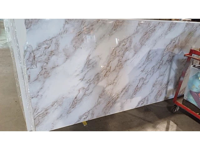 Ca. 10x pvc wandpaneel 280x122 cm, sanderz, 2025 - afbeelding 1 van  4