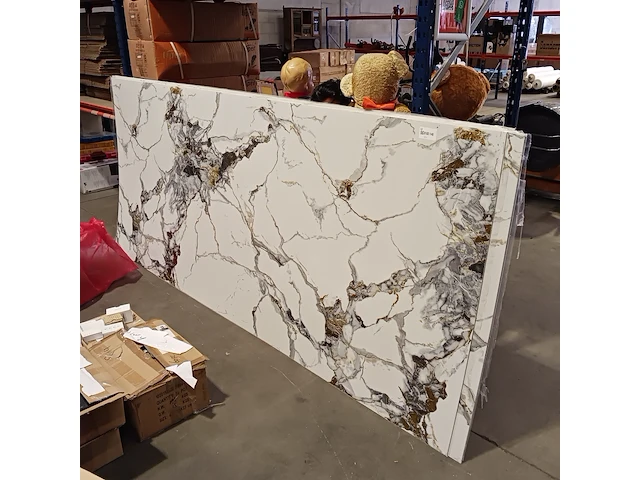 Ca. 10x pvc wandpaneel 280x122cm, sanderz, 2025 - afbeelding 1 van  4