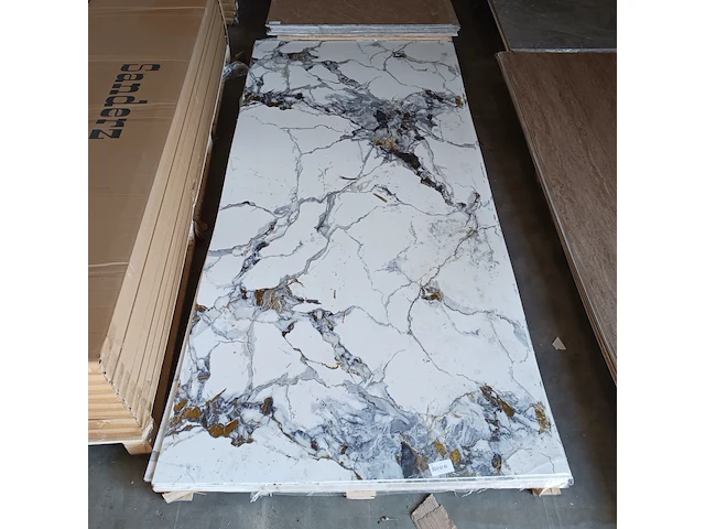Ca. 10x pvc wandpaneel 280x122cm, sanderz, 2025 - afbeelding 1 van  3