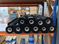 Ca. 10x rol canvas tentdoek, zwart - afbeelding 2 van  4