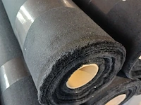 Ca. 10x rol canvas tentdoek, zwart - afbeelding 4 van  4