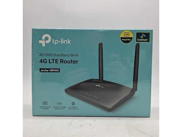 Ca. 10x router, tp-link, archer mr400 ac1200 dual band wi-fi 4g lte - afbeelding 1 van  6