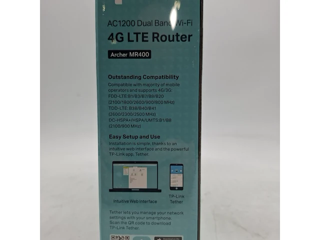 Ca. 10x router, tp-link, archer mr400 ac1200 dual band wi-fi 4g lte - afbeelding 4 van  6