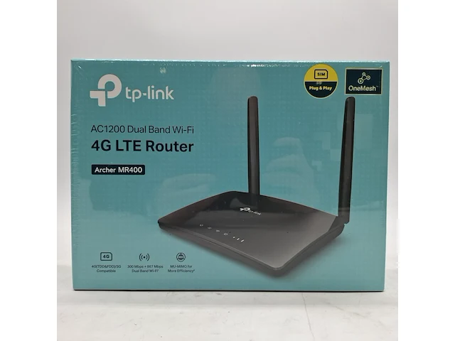 Ca. 10x router, tp-link, archer mr400 ac1200 dual band wi-fi 4g lte - afbeelding 1 van  6