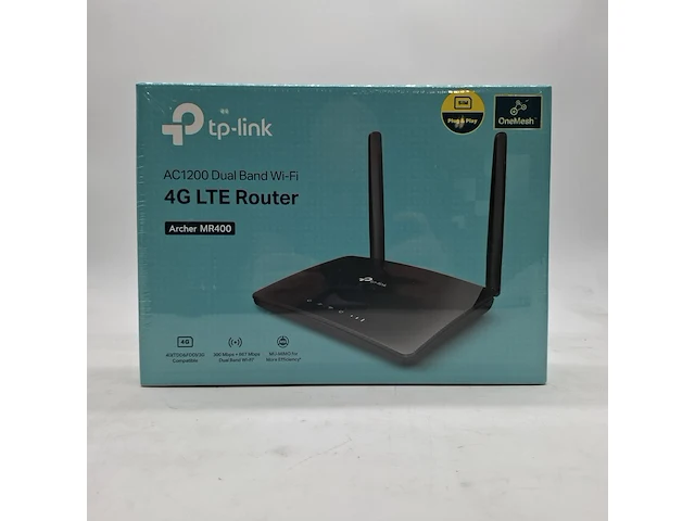 Ca. 10x router, tp-link, archer mr400 ac1200 dual band wi-fi 4g lte - afbeelding 1 van  6