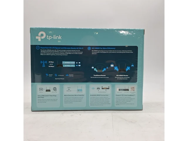 Ca. 10x router, tp-link, archer mr400 ac1200 dual band wi-fi 4g lte - afbeelding 2 van  6