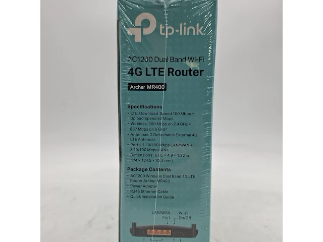 Ca. 10x router, tp-link, archer mr400 ac1200 dual band wi-fi 4g lte - afbeelding 3 van  6