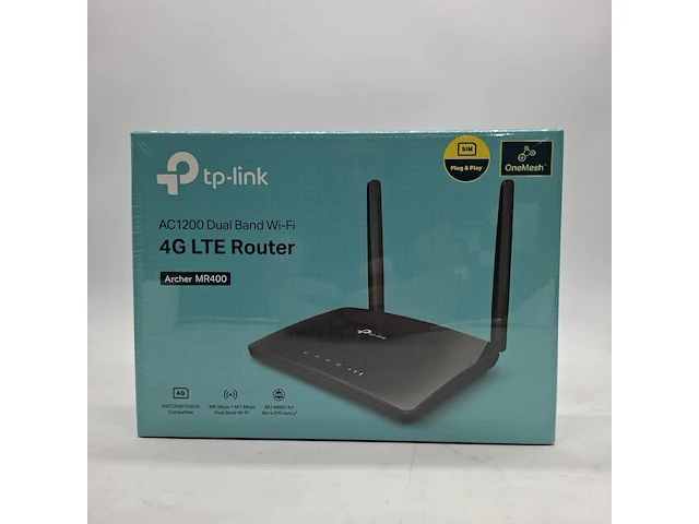 Ca. 10x router, tp-link, archer mr400 ac1200 dual band wi-fi 4g lte - afbeelding 1 van  6