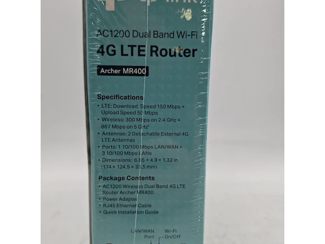 Ca. 10x router, tp-link, archer mr400 ac1200 dual band wi-fi 4g lte - afbeelding 3 van  6