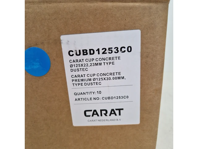 Ca. 10x slijpkop beton ø 125x22,35 mm / ø 125x30.00mm, carat - afbeelding 7 van  7