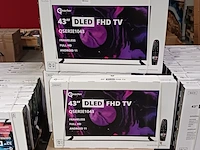 Ca. 10x smart tv, qsmarter, 43 inch, zwart - afbeelding 2 van  4