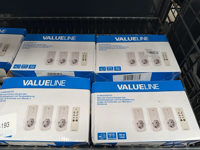 Ca. 10x stekkerdozenset valueline - afbeelding 2 van  6