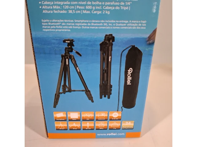 Ca. 10x telefoonstatief, rollei, smartphone stativ traveler - afbeelding 5 van  5