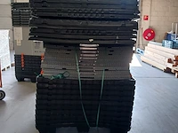 Ca. 10x uni packs, 120mm bij 100mm, grijs / chroom - afbeelding 4 van  10