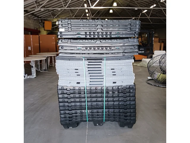 Ca. 10x uni packs, 120mm bij 100mm, grijs / chroom - afbeelding 5 van  10