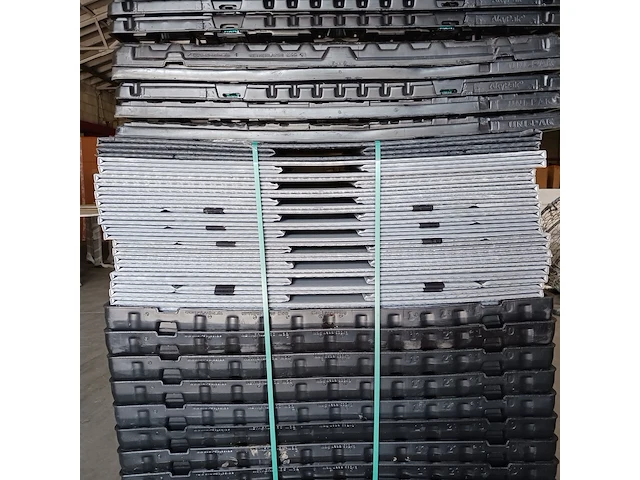 Ca. 10x uni packs, 120mm bij 100mm, grijs / chroom - afbeelding 7 van  10
