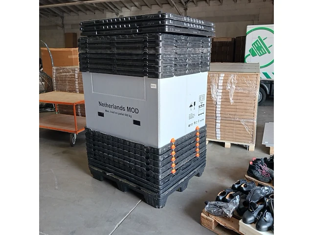 Ca. 10x uni packs, 120mm bij 100mm, grijs / chroom - afbeelding 1 van  8