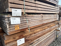 Ca. 114x massaranduba regels fijnbezaagd, 40x60mm, lengte 300cm - afbeelding 4 van  4