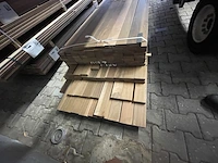Ca. 117x ipé country grade planken geschaafd, 27x90mm, lengte 33/335cm, 41/365cm, 25/400cm, 8/430cm, 7/460cm, 3/490cm - afbeelding 3 van  3