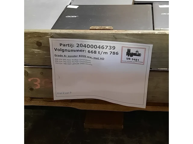 Ca. 118x chromebook, o.a acer, dell, o.a n17q5 - afbeelding 16 van  16