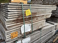 Ca. 118x ipé planken geschaafd, 21x145mm, lengte 48/95cm, 35/125cm, 35/155cm - afbeelding 2 van  3