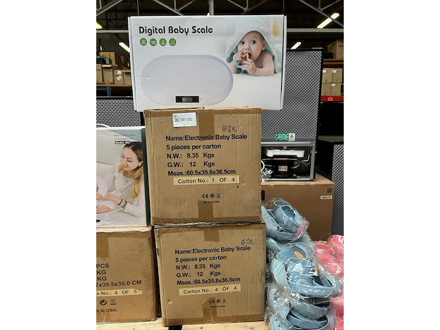 Ca. 11x digitale weegschaal voor baby's - afbeelding 1 van  3