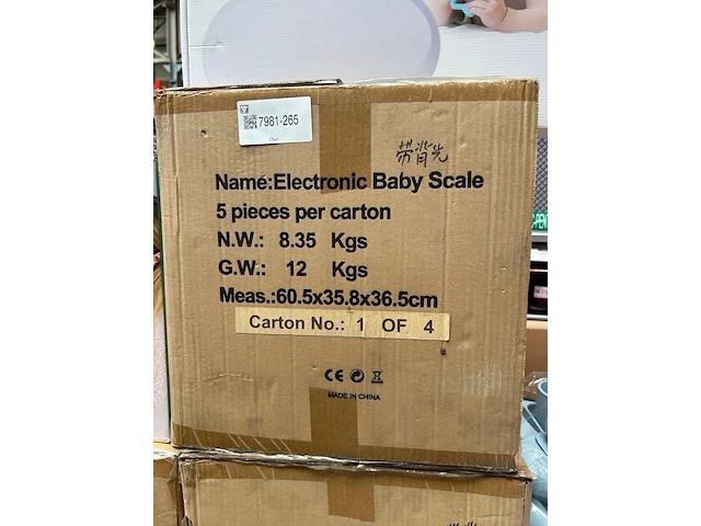 Ca. 11x digitale weegschaal voor baby's - afbeelding 3 van  3
