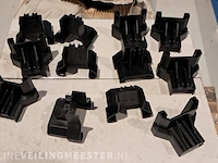 Ca. 11x doos a 100 stuks eindklemsteunen esdec, clickfit evo, zwart - afbeelding 2 van  4