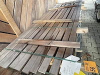Ca. 11x guyana ipé planken, 21x70mm, lengte 275cm - afbeelding 1 van  3