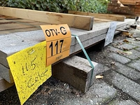 Ca. 11x ipé planken fijnbezaagd, 27x130mm, lengte 275cm - afbeelding 2 van  3