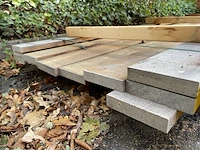 Ca. 11x ipé planken fijnbezaagd, 27x130mm, lengte 275cm - afbeelding 3 van  3