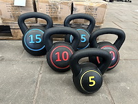 Ca. 11x kettlebell (4x 15kg, 4x 10kg, 3x 5kg) - afbeelding 3 van  5