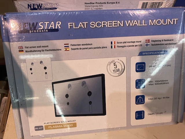 Ca. 11x newstar tv ophang systeem 65/118 cm - afbeelding 2 van  3