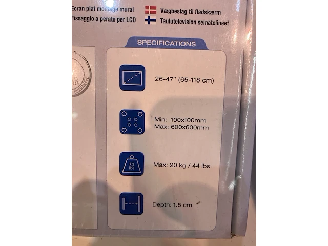 Ca. 11x newstar tv ophang systeem 65/118 cm - afbeelding 3 van  3