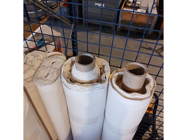 Ca. 11x rol zware canvas bekledingsstof - afbeelding 5 van  6