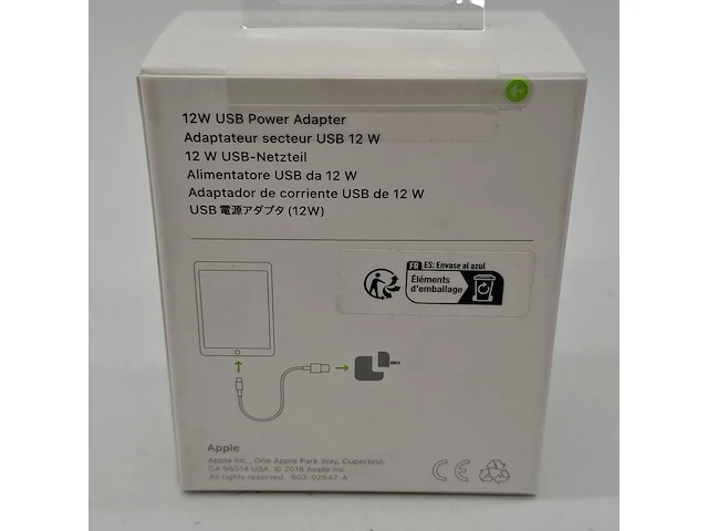 Ca. 11x usb adapter, apple, 12w power adapter a2167 - afbeelding 3 van  5