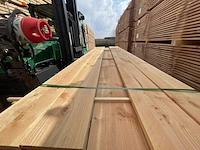 Ca. 120x douglas planken fijnbezaagd, 22x200mm, lengte 400cm - afbeelding 1 van  4