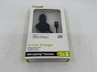 Ca. 120x in-car charger muvit, mudcc0097, zwart - afbeelding 1 van  4