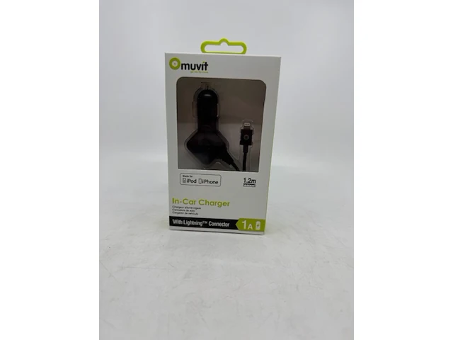 Ca. 120x in-car charger muvit, mudcc0097, zwart - afbeelding 3 van  4